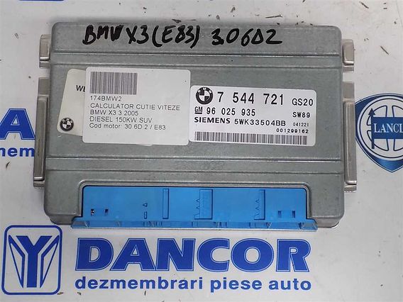 CALCULATOR CUTIE VITEZE BMW X3 diesel 2005 - Poza 1