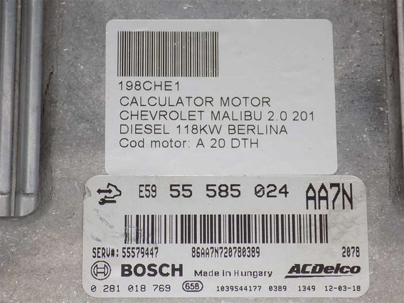 CALCULATOR MOTOR Chevrolet Malibu diesel 2012 - Poza 3